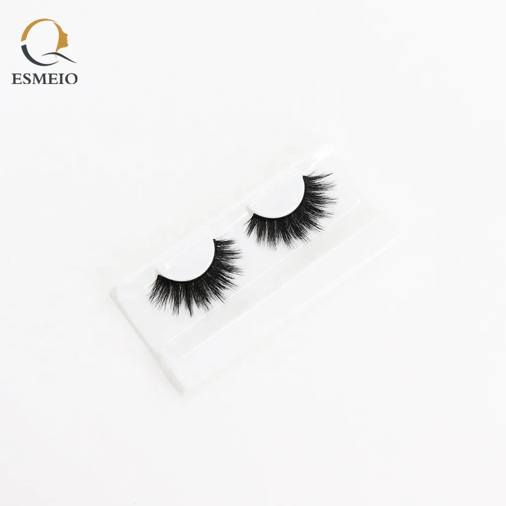 6D Wispies False Eyelashes With Custom Package Logo Best Quality Lashes Natural Length 15MM Lashes