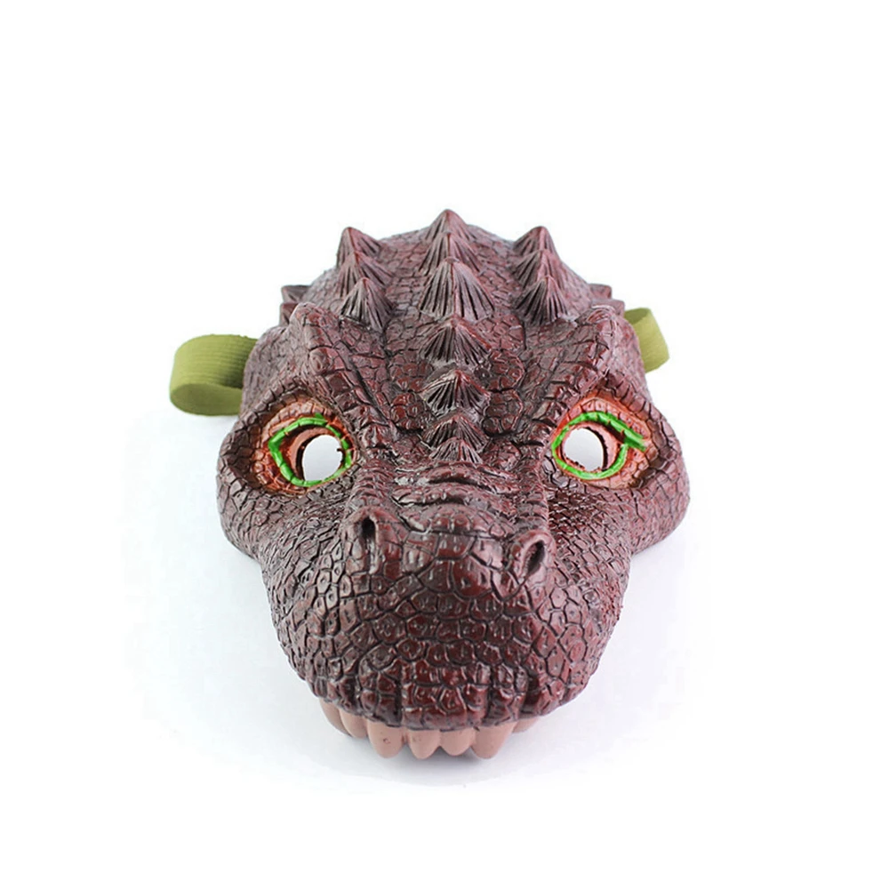 Halloween Dinosaur Mask Latex Kids Adults Mask Animal Dinosaur Halloween Realistic Jurassic World Cosplay Mask