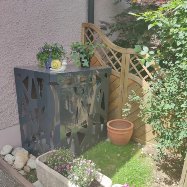 Outdoor Aluminum Air Conditioner ac cover Conditioner Protect Cover Metal Cladding