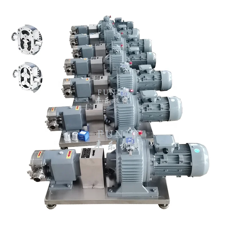 Hot sales sanitary High Viscosity lobes pump Sugar Syrup rotary lobe Transfer pump for cream