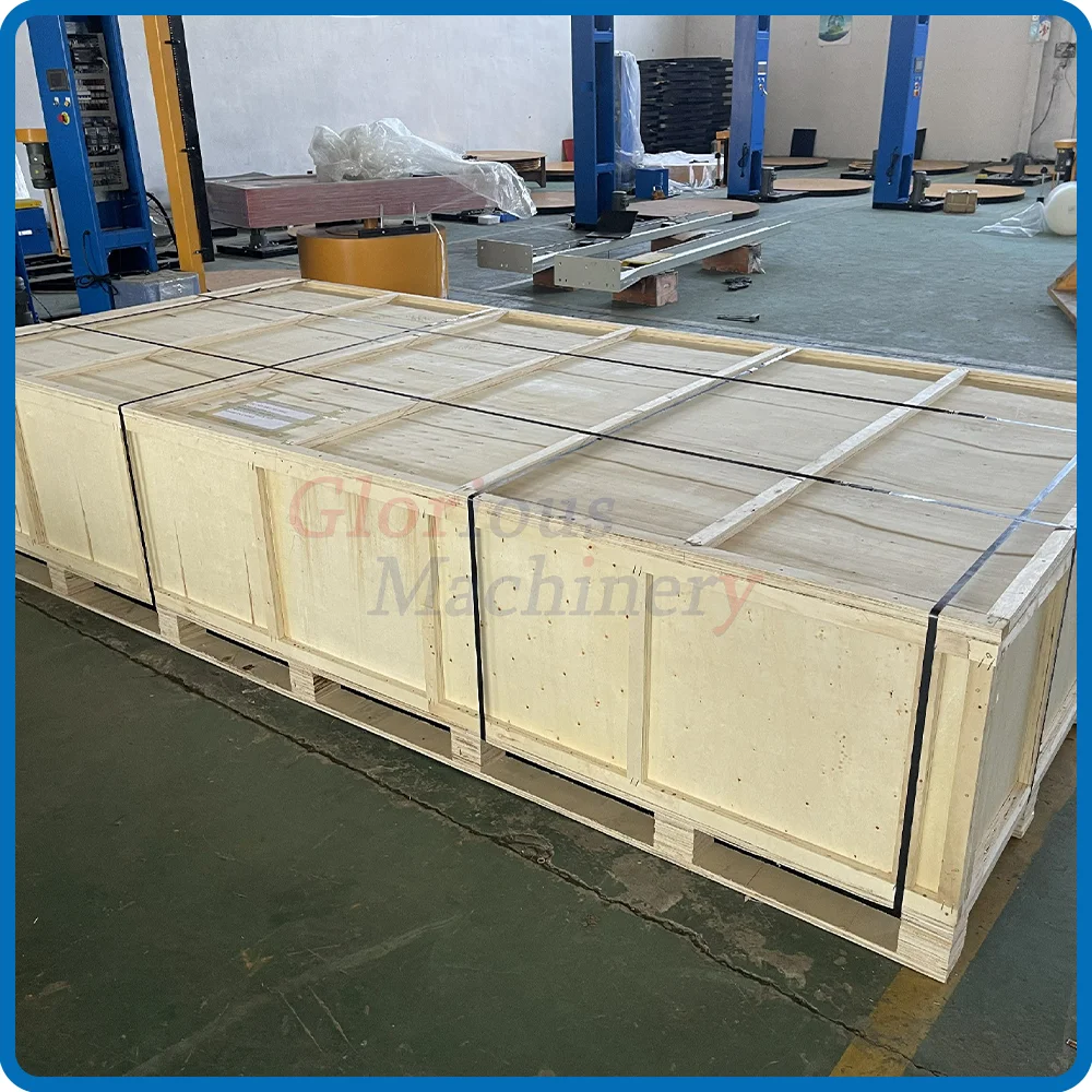 Economic Standard Automatic Pallet Stretch Film Wrapping Machine film roll packaging machine