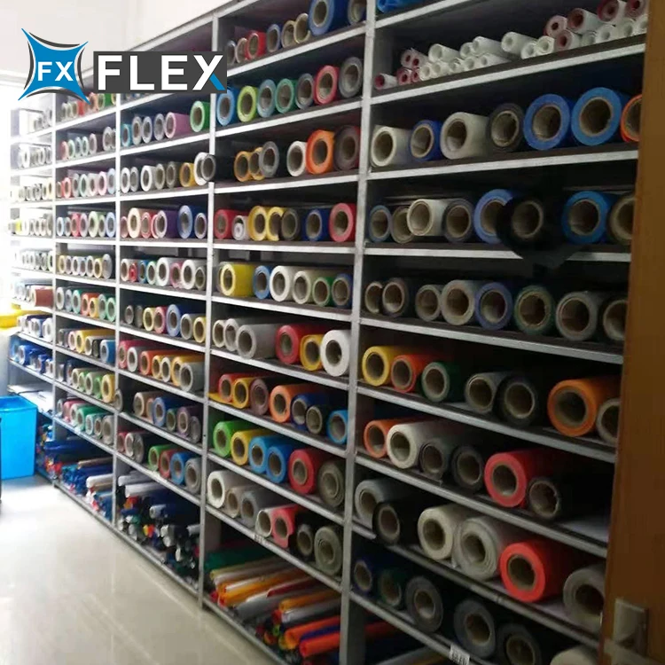FLFX 650gsm Tarp Rolls PVC Tarpaulin Per Meter Price PVC Knife Coated Tarpaulin