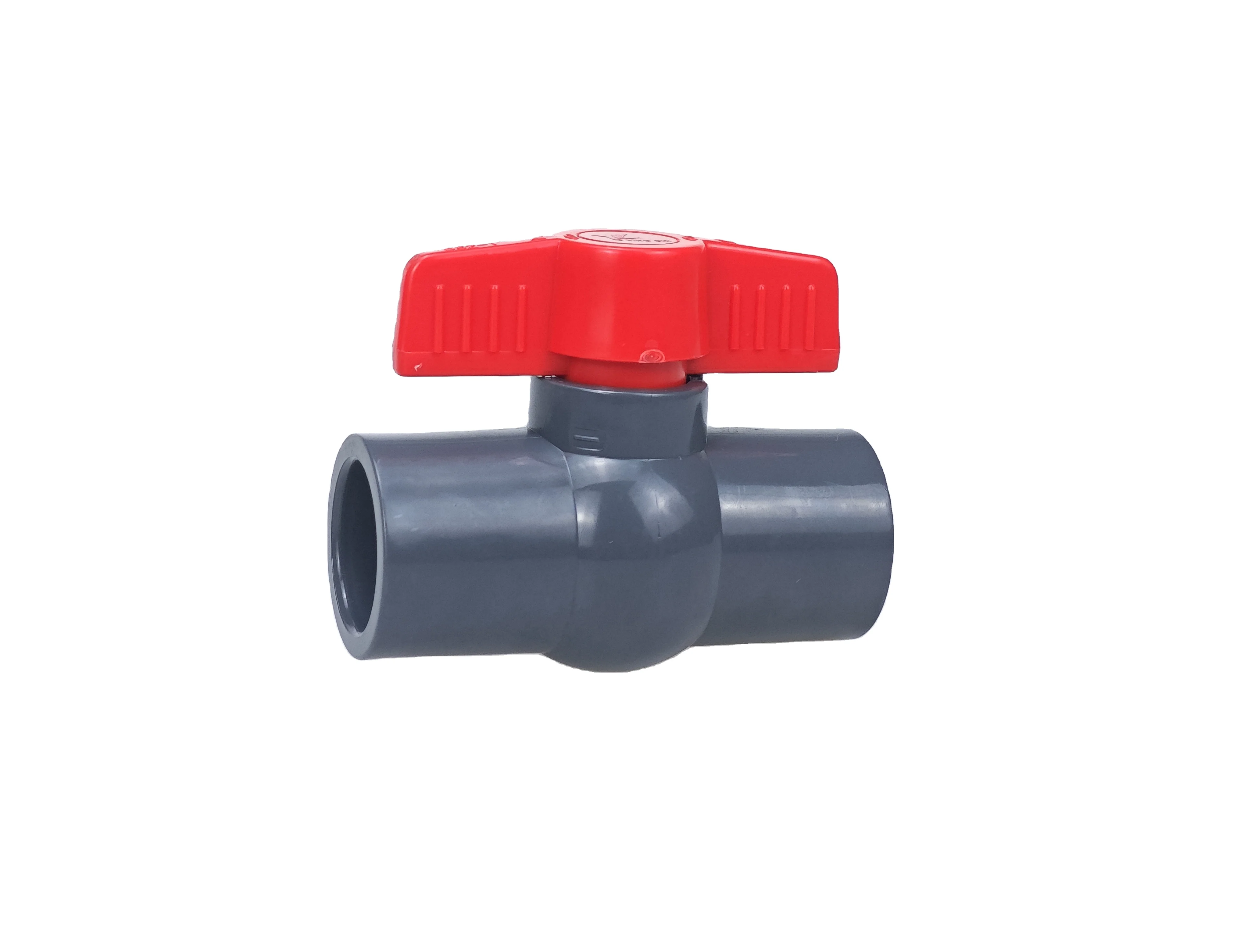 Durable High Performance Plastic Ball Valve for Water Management PVC Compact Ball Valve