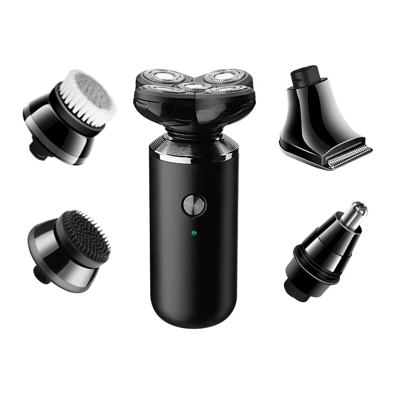  Kemei KM-1004 электробритва для мужчин электрическая бритва аккумуляторная 5 головка бритвенный станок многофункциональный набор ухода за черного