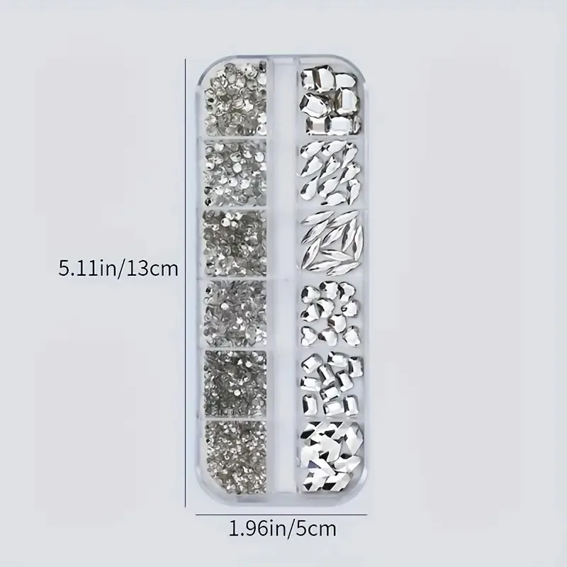 Wholesale Glass Diamonds Crystals For Nails Clear Transparent High Quality Non Hotfix Rhinestones Flat Back