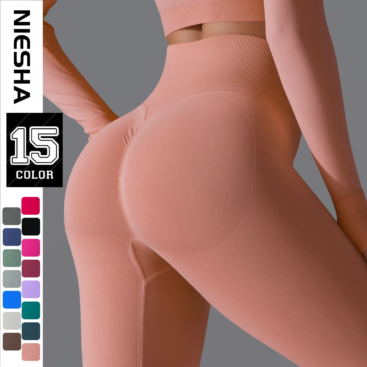 Custom Butt Lift Fitness Leggings Gym Workout Pants Activewear High Waisted Breathable Yoga Leggings For Women