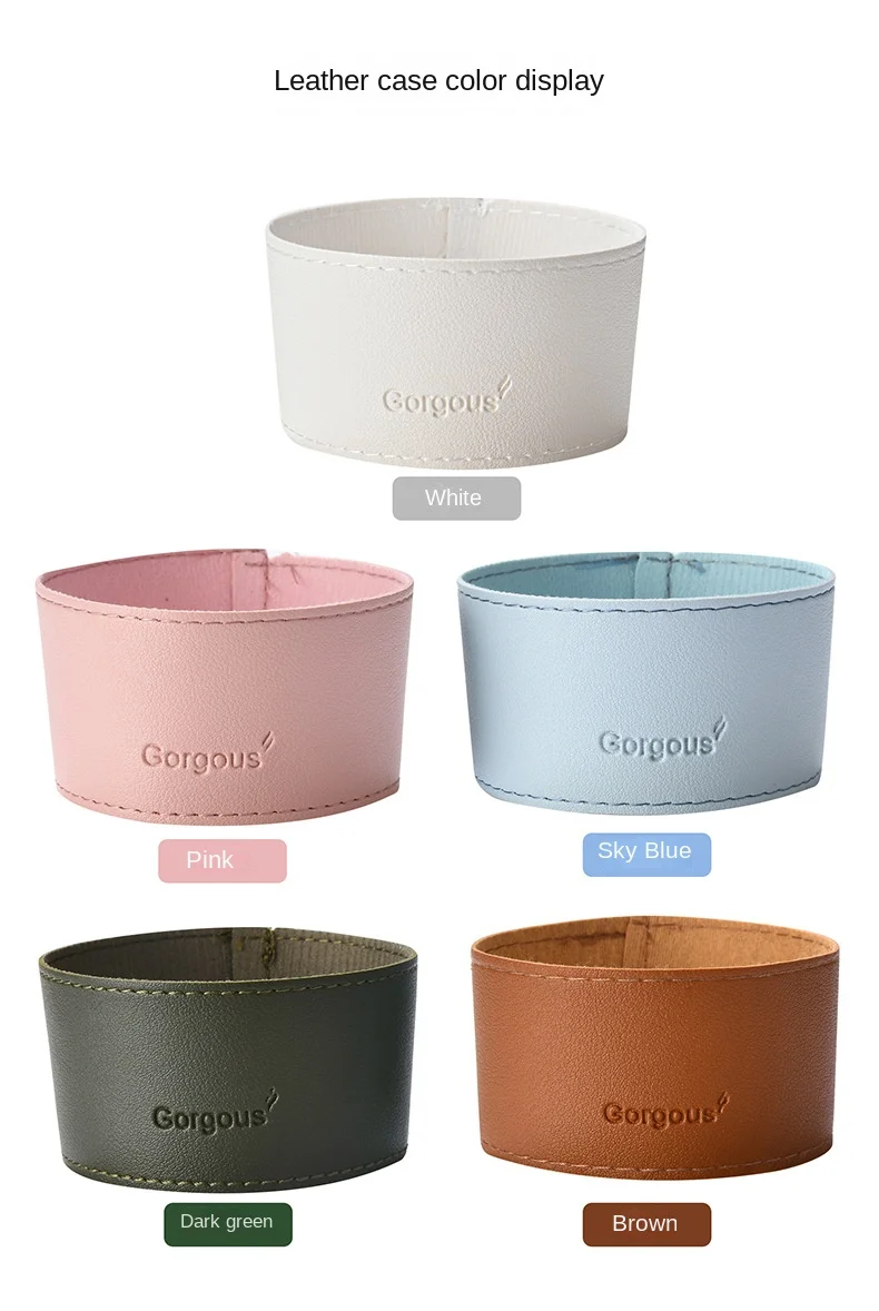 Bamboo Coffee Cup,Portable High Beauty Net Red Glass Coffee Cup Reusable Large-Capacity Juice Milk Mug with Straws &Lids