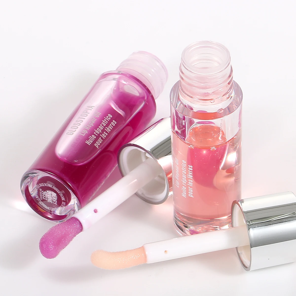 Wholesale  plump  pout  Oil Hydrates Lip Plumping Booster Gloss moisturizing Non-sticky lip oil gloss