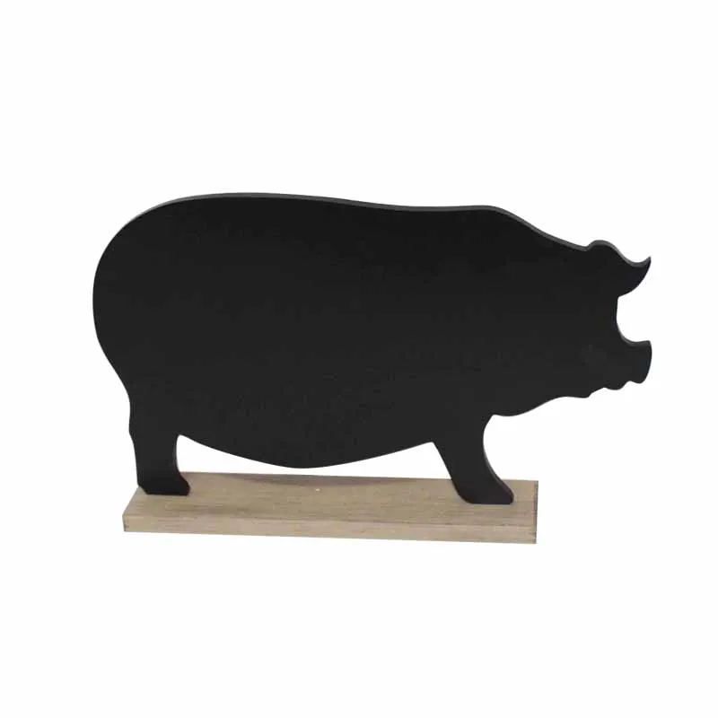 Недорогой деревянный дощатый фермерский дом с животным петухом поросенок Форма крупного рогатого скота стоя с основанием