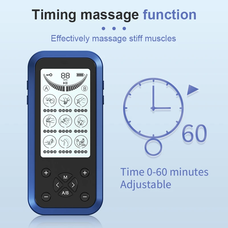 Therapy Machine Tens Massage Electronic Tens Unit Neck Pain Relief Physical Therapy Equipment Muscle Stimulator