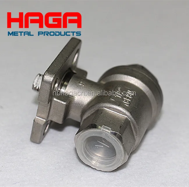 Из нержавеющей стали dn10 15 20 25 Каскадный Прямого Монтажа Pad 2 шт. шаровой клапан Ручка