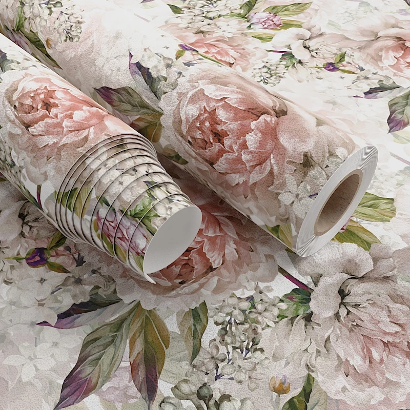 Modern Custom Self-Adhesive PVC Wallpaper for Home Decor Unique House Design Living Room Wallpaper for Anniversary