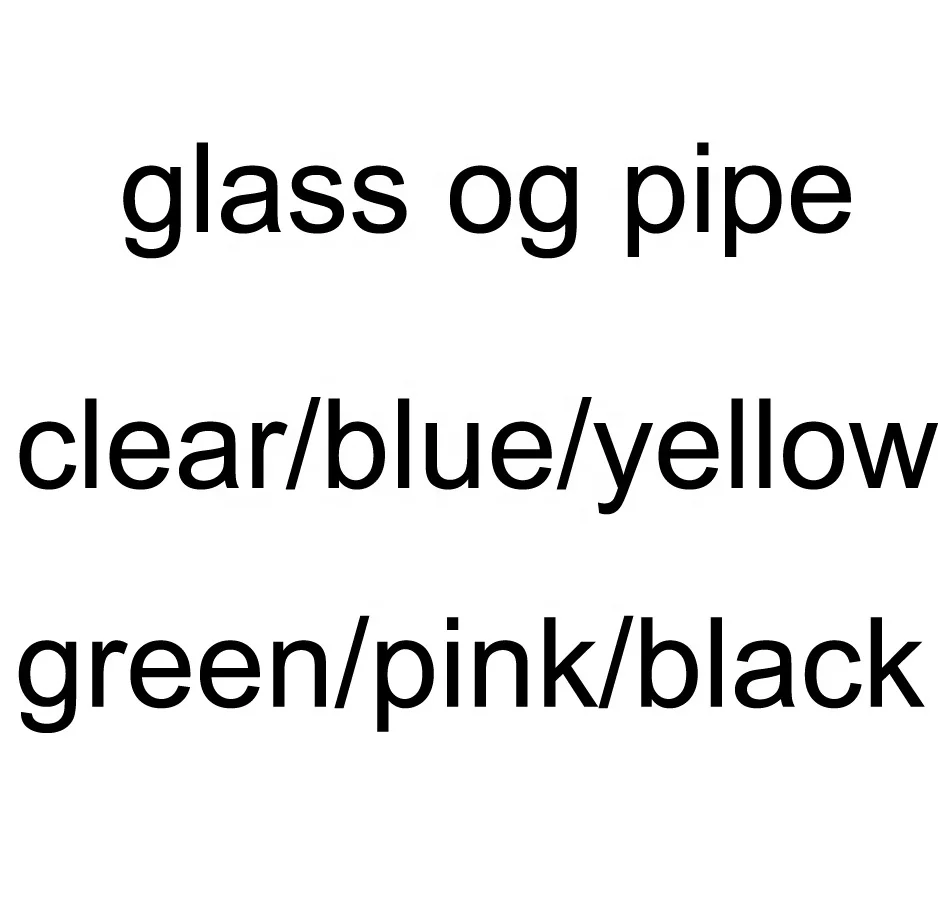 4inch Cheapest  oil burner glass tube Clear Glass Og Pipe for Smoking Hand Pipes
