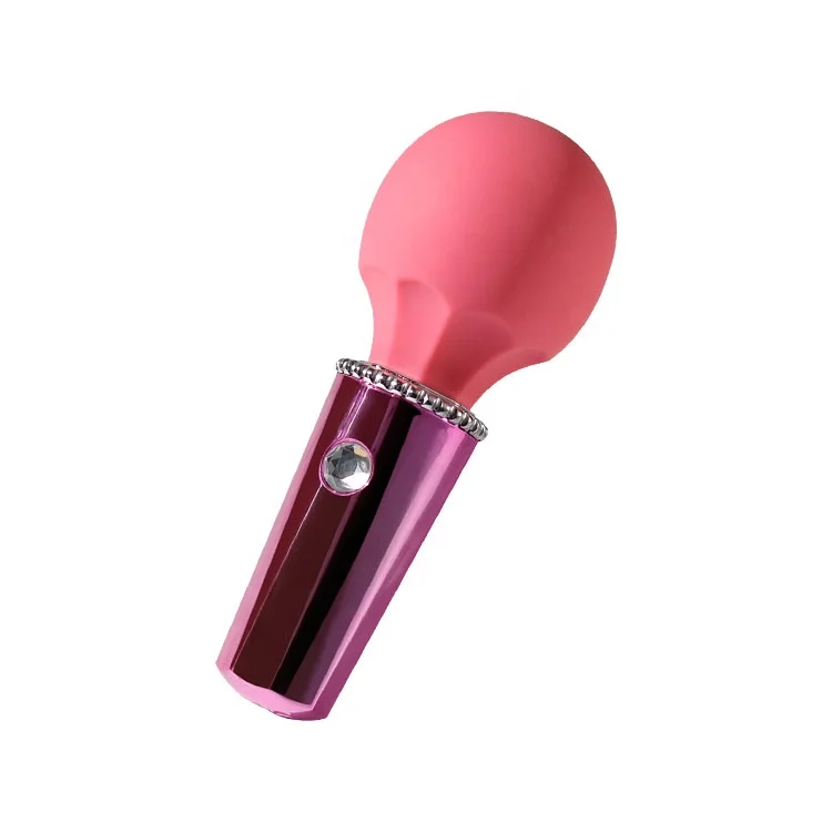 Diamond Mini Strong Shock AV Vibrator Female Multi-frequency Second Tidal Masturbator Small Massage Stick Adult Fun