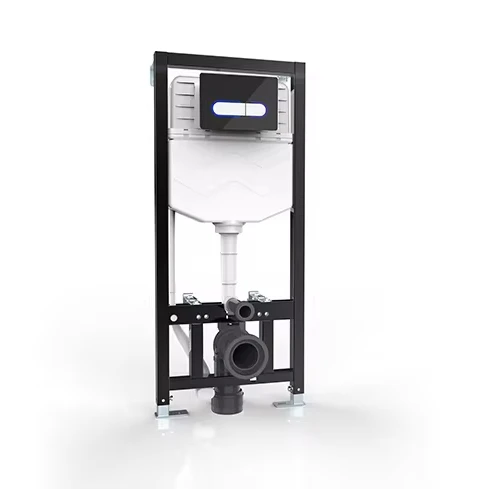 Stylish Slim Plastic Concealed Cistern Smart Toilet Water Tank with Flush Plate