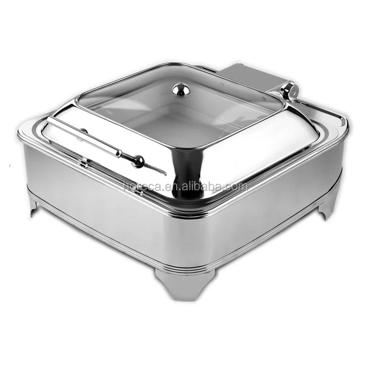 Stainless Steel Round/Rectangle Ceramic Buffet Food Warmer Chafing Dish