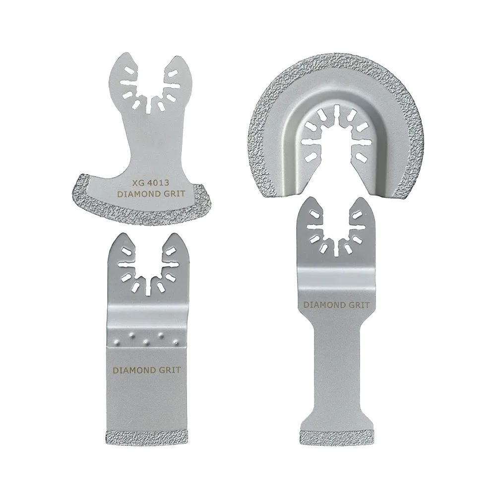 Diamond Grit Oscillating Multi Tool Cutting Blades For Quick Change Tools Tile Concrete Cement Ceramics