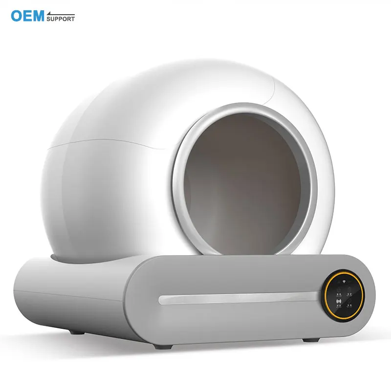 Custom Logo WiFi Remote Control Automatic Cat Toilet Self Cleaning Smart Cat Litter Box