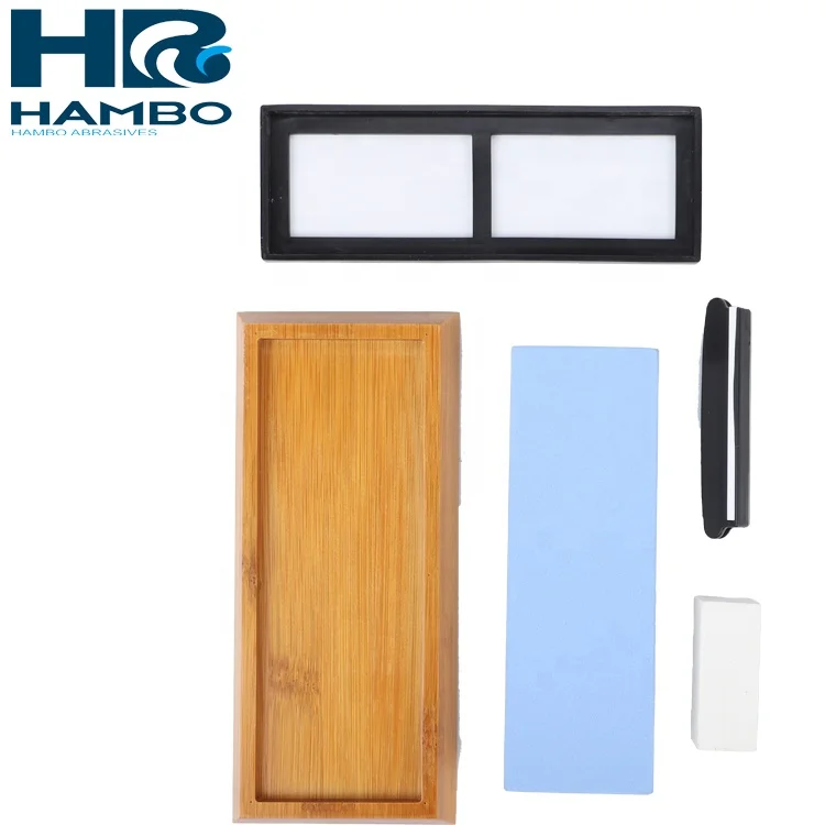 Universal Corundum Professional Knife Sharpening Stone Whetstone Set with Holder