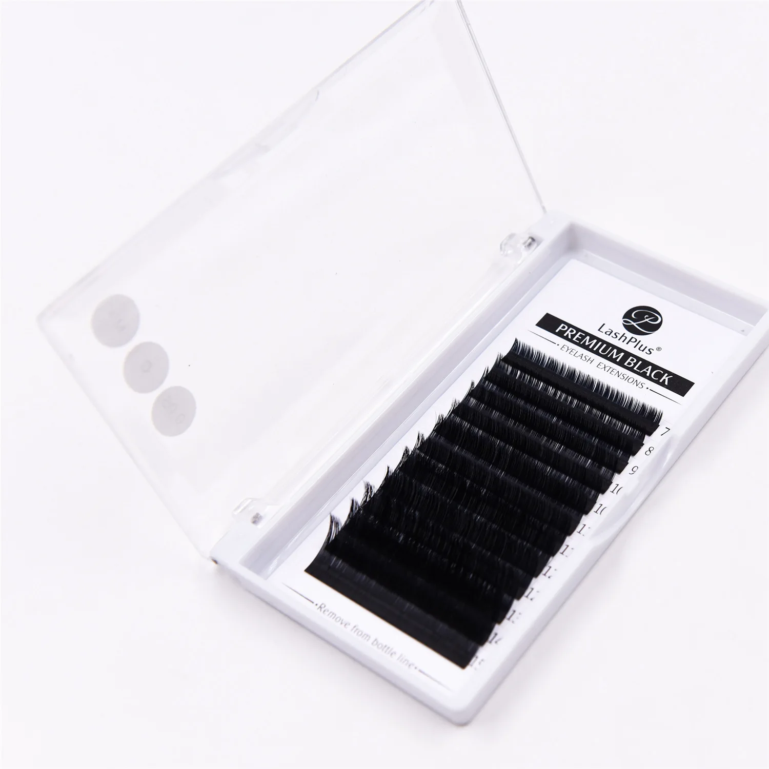 LashPlus 100% real mink individual matte black 0.03 silk mega russian volume eyelash extensions mink 25mm