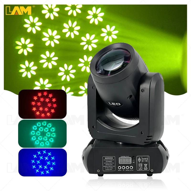 Mini 150w LED Moving Head Sharp Beam Stage Light DMX RGBW 4in1 Small Led Beam Light For Dj Disco Clubnight