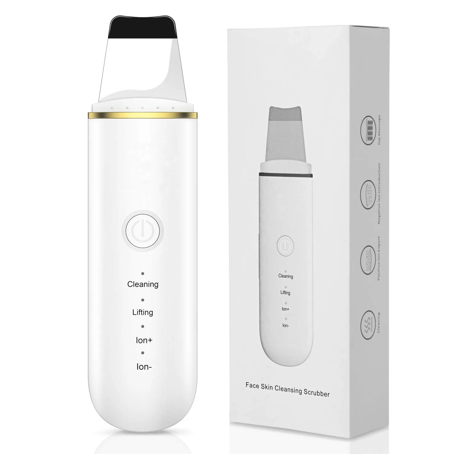 ILOTUS Portable Electric Professional Face Skin Care Spatula Personal Ultrasonic Mini Facial Dry Dead Skin Scrubber