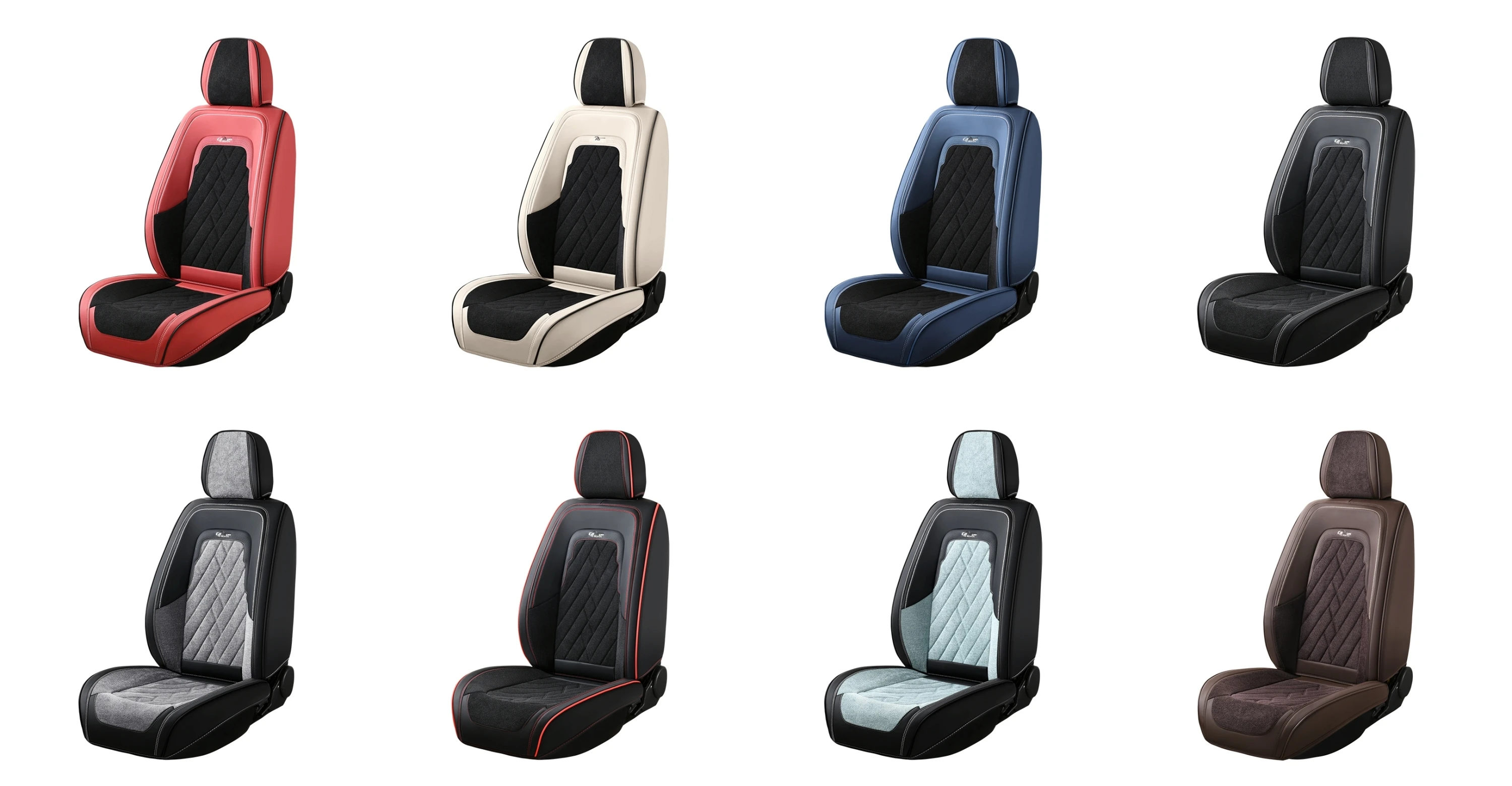 Wholesale Black White Luxury car seat covers Five-seater Nissan Eco leather seat cover car Car seat cover full set universal