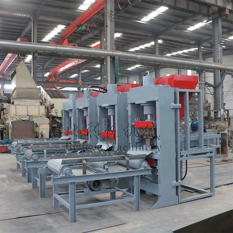 BBQ charcoal hydraulic press hydraulic briquette press machine round square and other shapes hookah coal production line