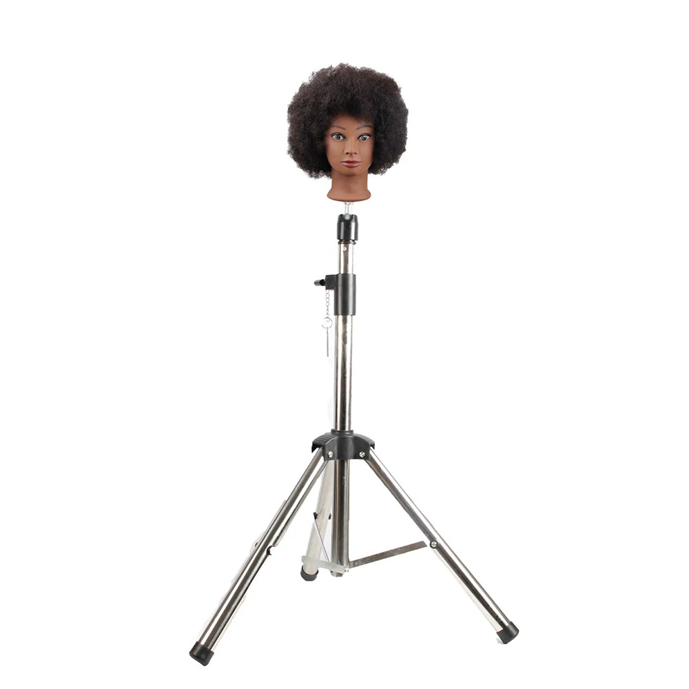 High Quality Headform Stent Prosthesis Doll Head Holder Brackets Wig Hair Model Head Tripod Bracket Mannequin Head Tripod