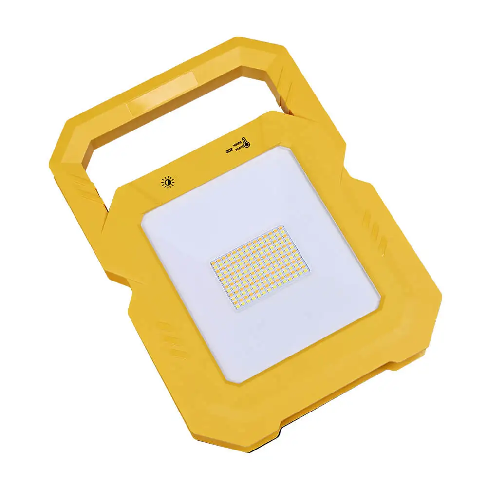 Extendable Waterproof 30W Square Mechanic LED  Portable Work Light with Plug for Job Site Workshop Garage