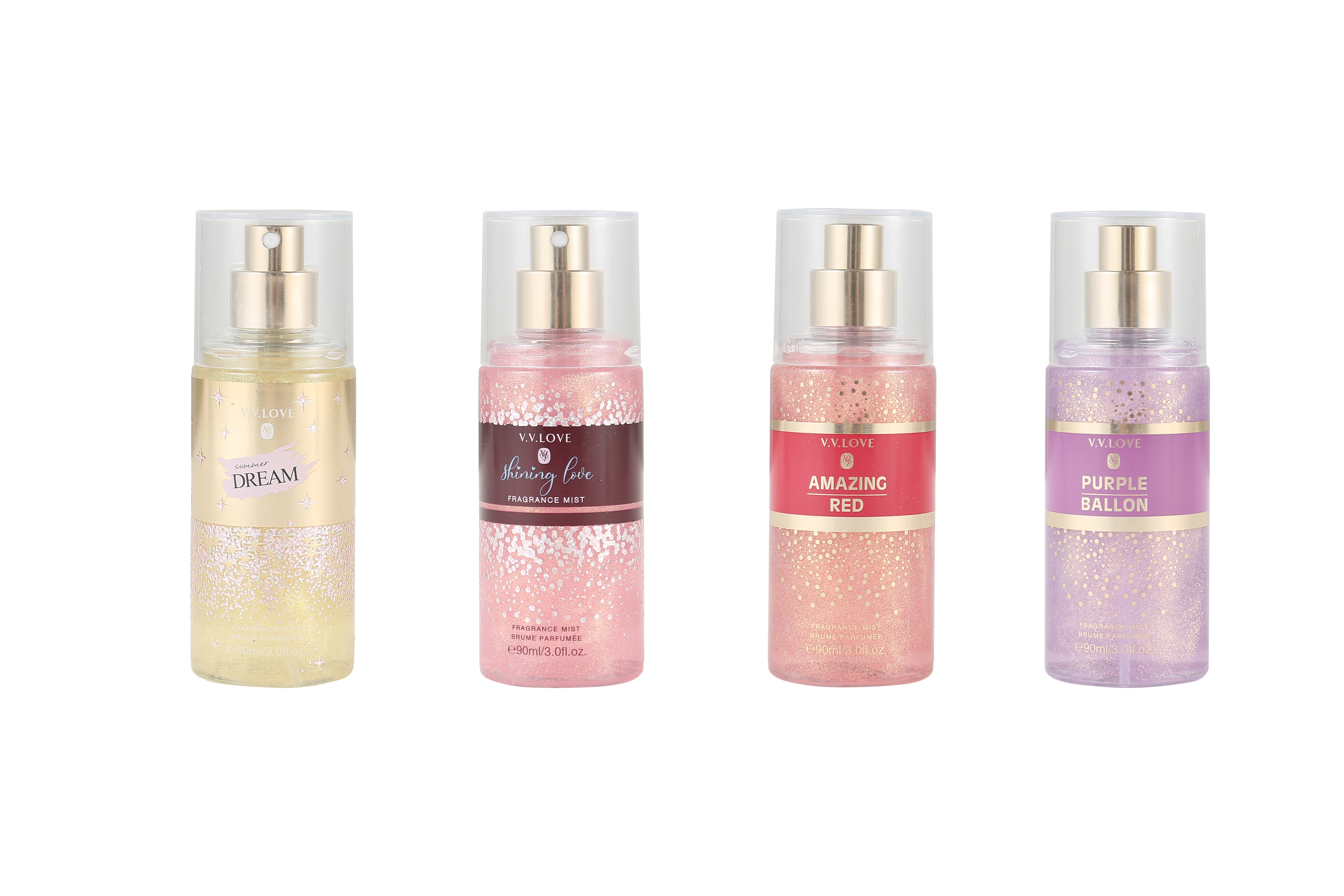 Vv Love 88ml Body Spray Fragrance Body Mist Perfume for Women Female Eau De Parfum 250ml Other Country Fruity