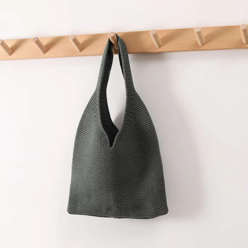 2024 Wholesale Factory Price New Creative Simple Fashion Vest Knitted Handbag For Women