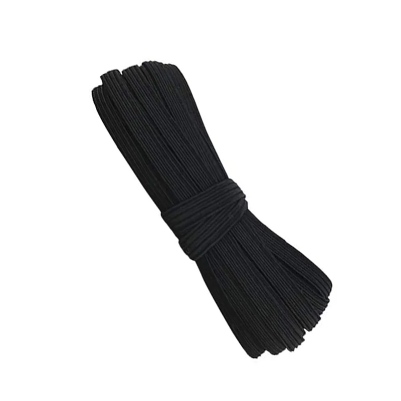 Good Quality Soft Elastic Cord Elastic Tape Webbing Wholesale Braided Flat Elastic Band
