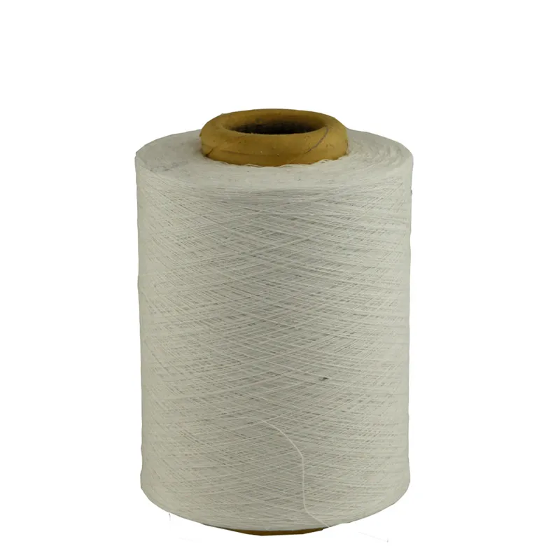Ne 20/1 Regenerated Cotton Yarn open end white color for Socks