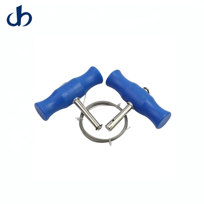 Wire gripping handles for windscreen autoglass repair