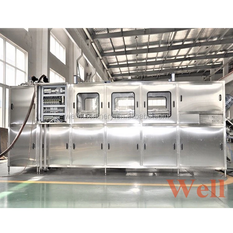 
New Teach 1200BPH 20 Liter bottled water filling machine 5 gallon water filling line Turnkey Project 