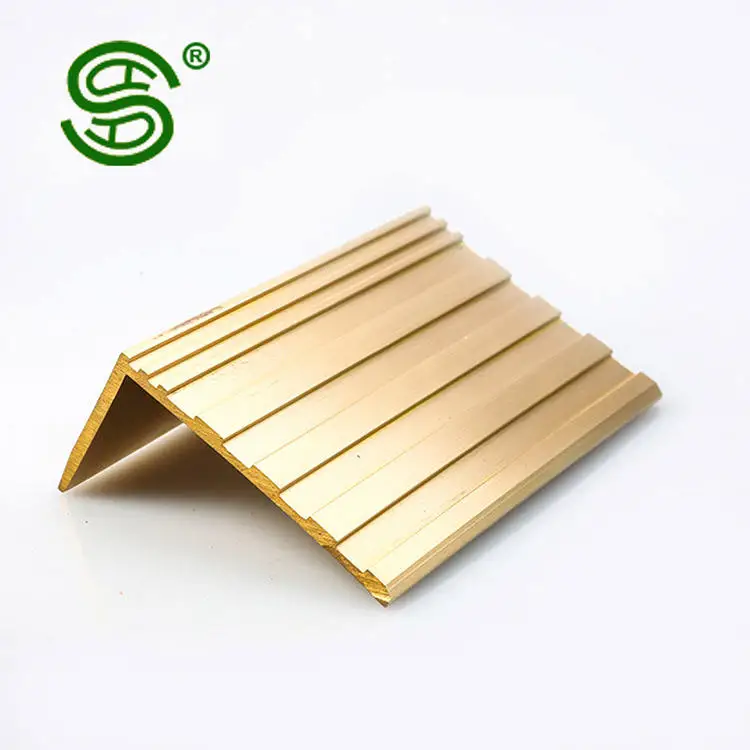 Wholesale Anti-Slip Edge Protection Stair Nosing Brass Profiles Stairs Edge Nose