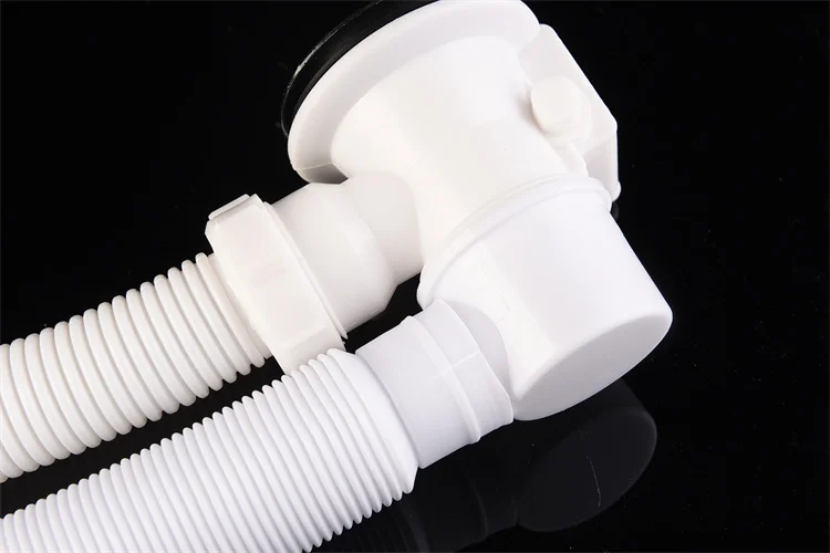 2022 Flexible Sewer Corrugated Sink Siphon Bathroom Drain Sink Waste Pipe Hose