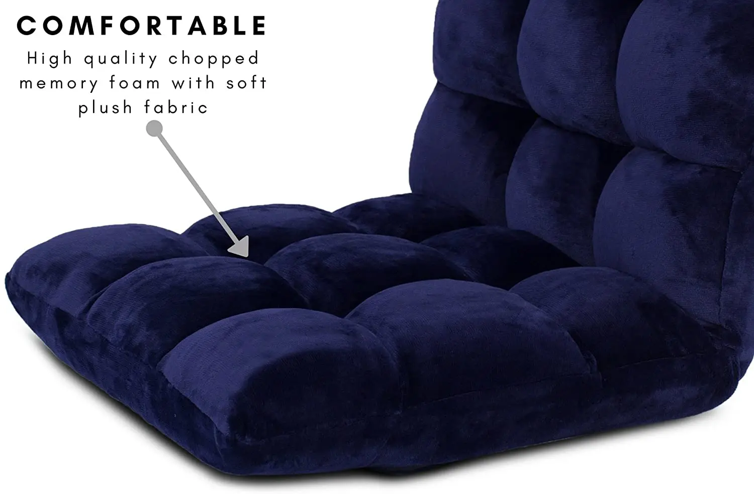 Sofa Lounge Japanese Floor Chair Leisure Recliner Chair 5 folding Position comfortable Gaming sofa with back support