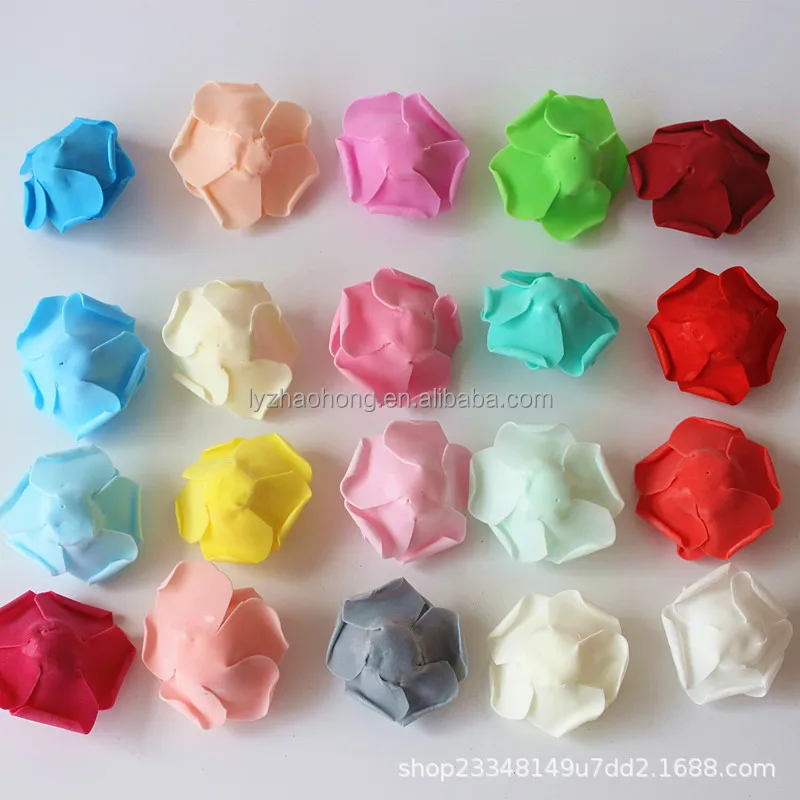 2.5CM 3.5CM 7CM 8CM DIY Handmade Rose Flowers PE rose flower golden silver rose flower for wedding hotel home decoration