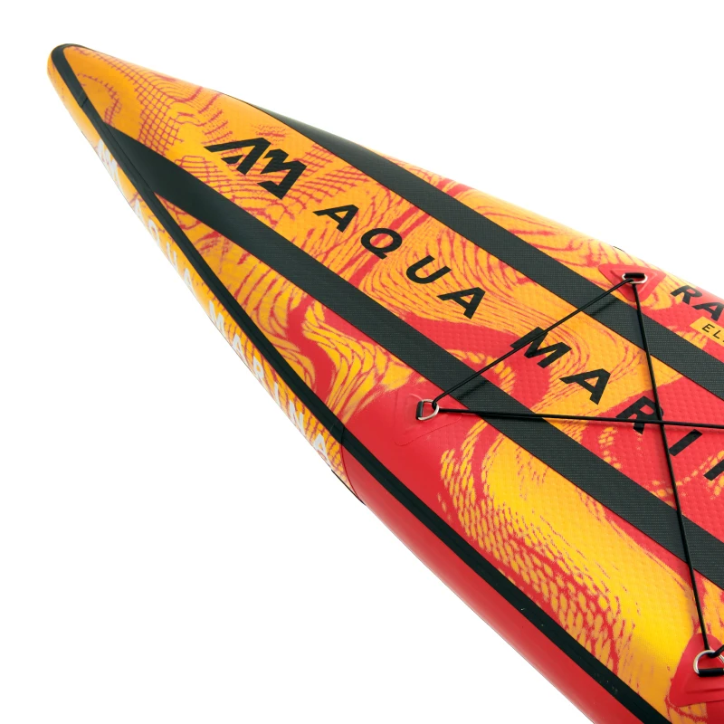 Aqua Marina Race Elite - Race Inflatable Stand-up Paddle Board (iSUP), 4.27m/15cm, with coil leash and fiberglass racing fin