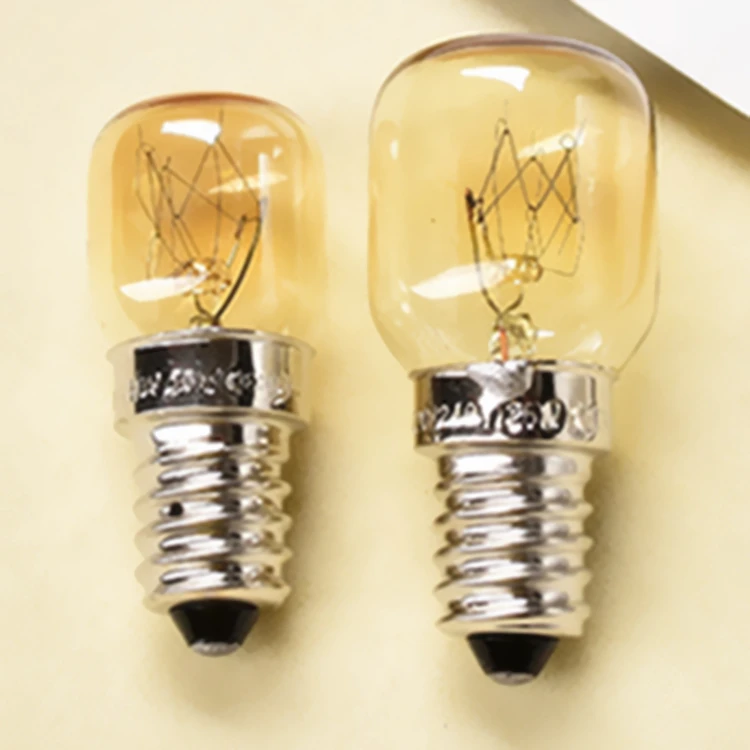 T22 T25 ST26 E14 SES Base 15W 25W Incandescent Bulb 300 Degree High Temperature Resistant Microwave / Oven Rated Light Bulbs