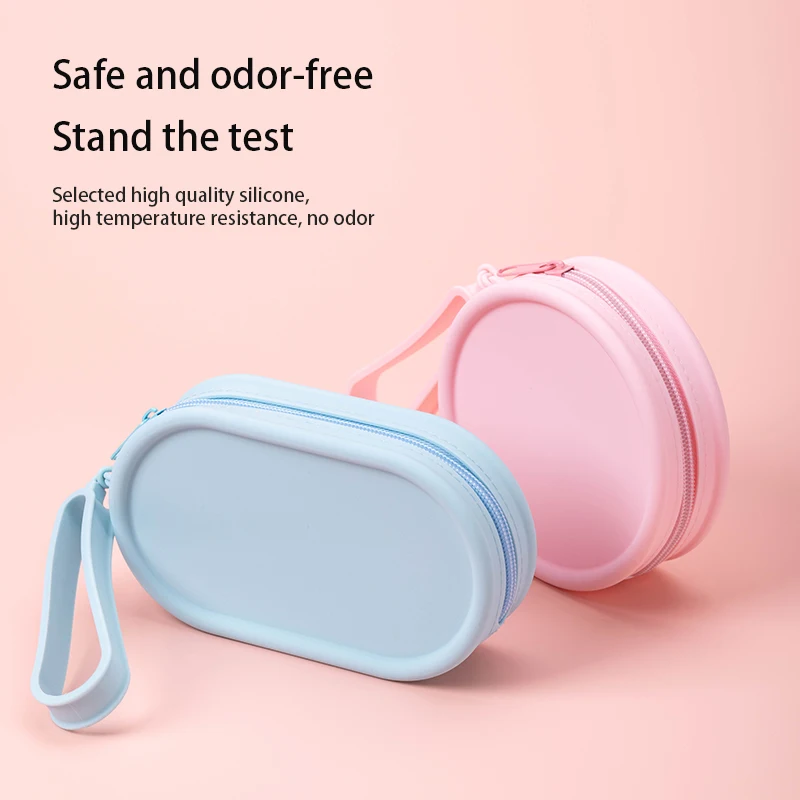 Makeup Bags Silicone purse organizer Travel Toiletry Brush Bag for Women Travel Essentials Cosmetic Bag