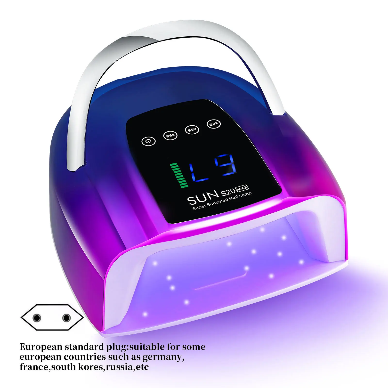 Custom Logo Professional UV LED Lamp Machine Salon Polish Gel Dryer Auto-sensing