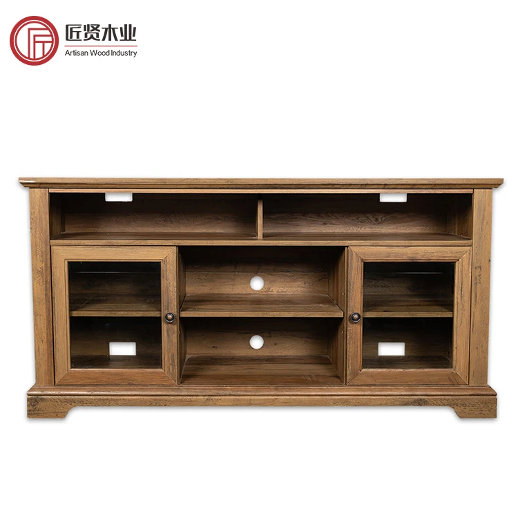 60 Inch New Living Room Furniture Sets Modern Wood Wooden Media Entertainment Console Center Television TV Cabinet