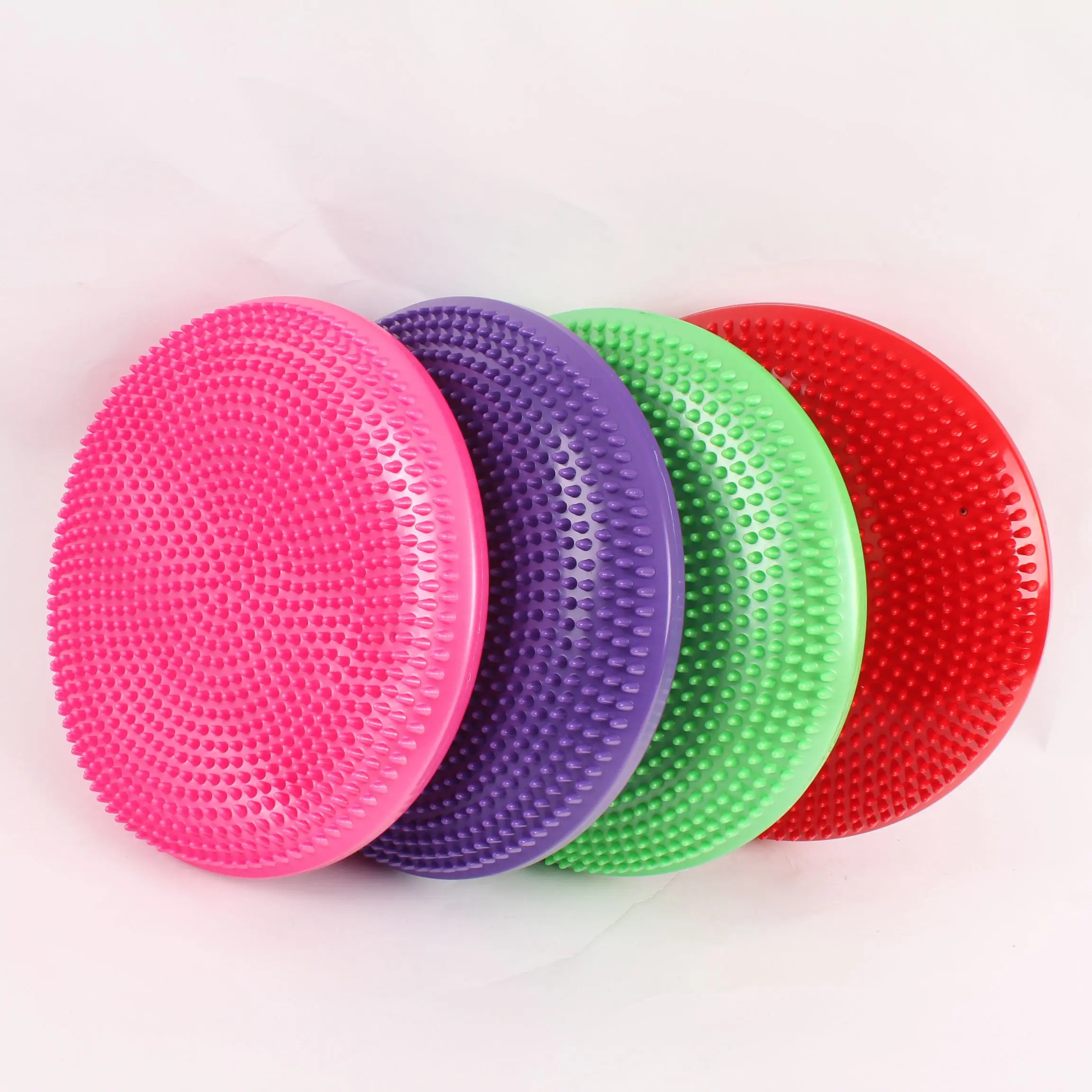 Inflated Stability Wobble Cushion Balance Stability Disc with Pump Firm Balls for Myofascial Release and Yoga Therapy