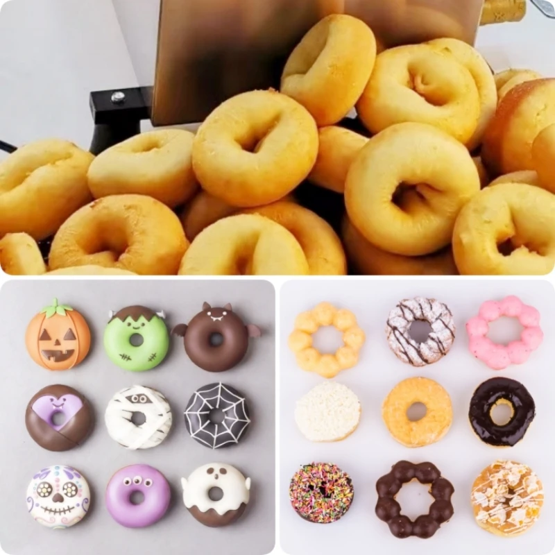 Automated Design Single Row Donut Maker Machine Donut Fryer Machine Automatic Machine De Donuts