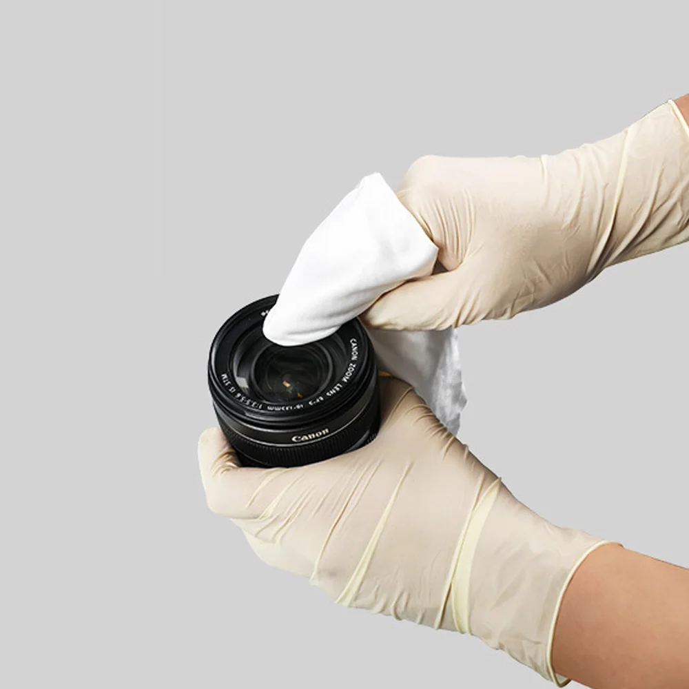 LCD PCB Conductive Non-dust Lint free ESD Polyester Microfiber Class 1000 Industrial cleanroom Anti-static Wipers