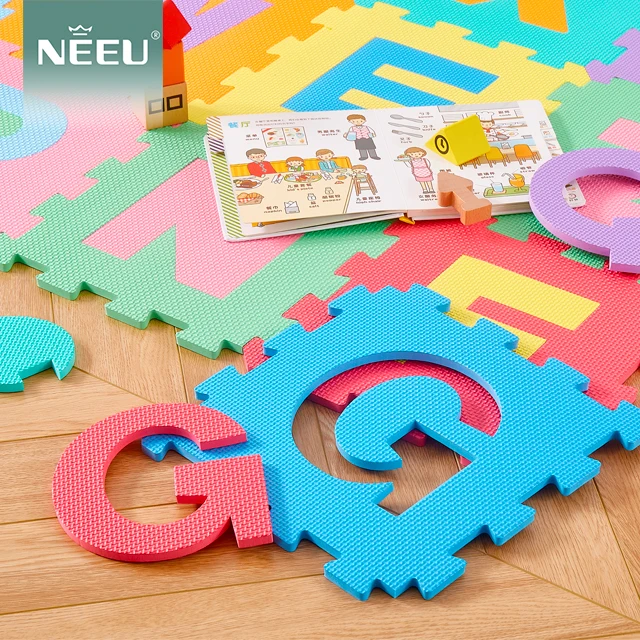 Alphabet ABC Floor Play Mat for Ages 3+ (Foam Puzzle Play Mat)