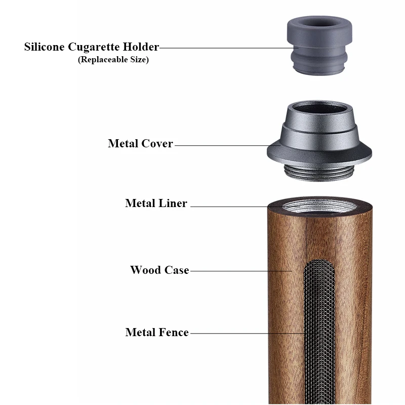 2024 Fashion Mini Wooden Car Ashtray Cigarette Ash Butts Collector Car beach ashtray Holder Portable Car Ashtray